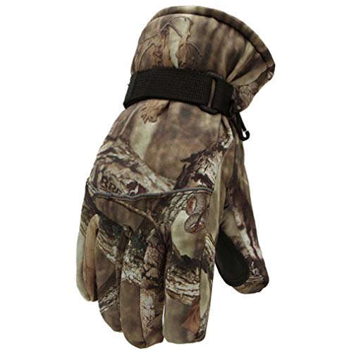 Gants de ski et de moto épaissis pour homme protecteurs et chauds en hiver