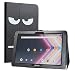 Produktbild Labanema Kompatibel mit Archos Core 101 3G Ultra Tablet Hülle, Slim Fit Folio PU Leder dünne Kunstleder Schutzhülle Cover Schale Etui Tasche für 10.1" Archos Core 101 3G Ultra Tablet - Don't Touch