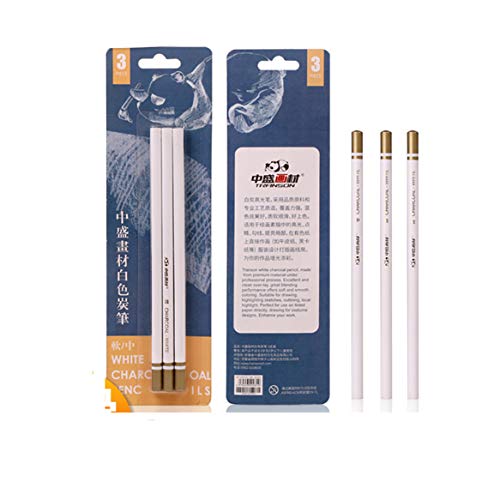 Highlight Pen White Sketch Pencil Sketch White Carbon Pen Art Painter 3 Stück Cover