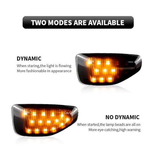 Feux De Position Latéraux Dynamiques LED Résolvez les Problèmes de Clignotant 12V Duster