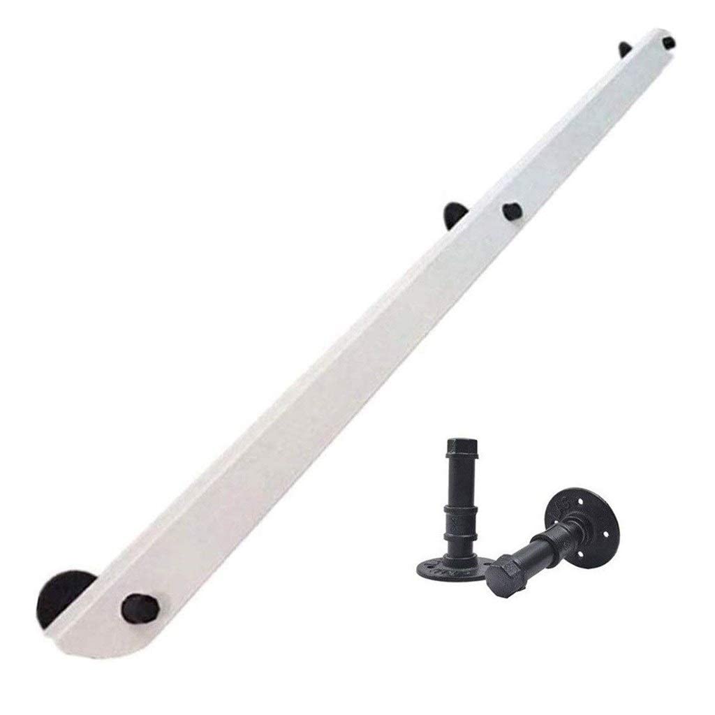 Buy Stair banister handrail 1ft20ft White Wooden Handrail, Corridor