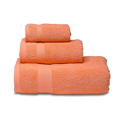 WENSHENG Badetücher übergroß Weiche Handtücher Set Aus 100% Baumwolle, Badetuch, Handtuch, Waschlappen, Sehr Saugfähig…