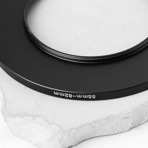 Anillo Adaptador para Lente de Cámara SING F LTD, 2 piezas, de 55 mm a 82 mm, tipo step-up, de aluminio, para lentes de 55 mm miniatura 5