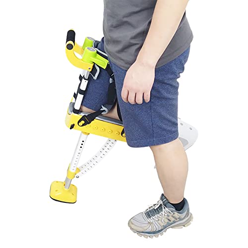 Béquille de genou réglable et télescopique pour fracture de cheville