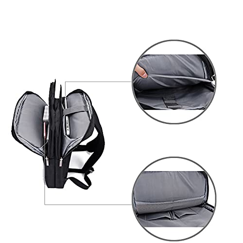 Custom Backpack Laptop Stylish Personalized Back Pack for Women Men (Black)4