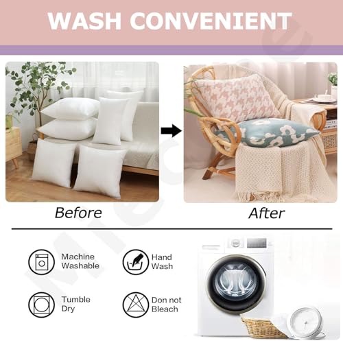 Housse de coussin 60x80 anti-plis en coton polyester durable - 7