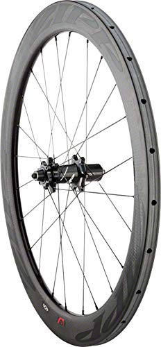 Zipp 404 - Freno de Disco sin cámara de Carbono Unisex, 6 Pernos 700C 177D, 24 radios Traseros Convertibles, liberación rápida y Rueda de Eje pasante A1 de 12 x 142 mm, calcomanía Negra, XDR