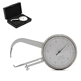 0–10 mm Brillengläserdicken-Tester, Brillengläserdickenmessgerät, mit präziser Skala, Anti-Shake-Zeiger, für Brillenläden, Brillenreparatur