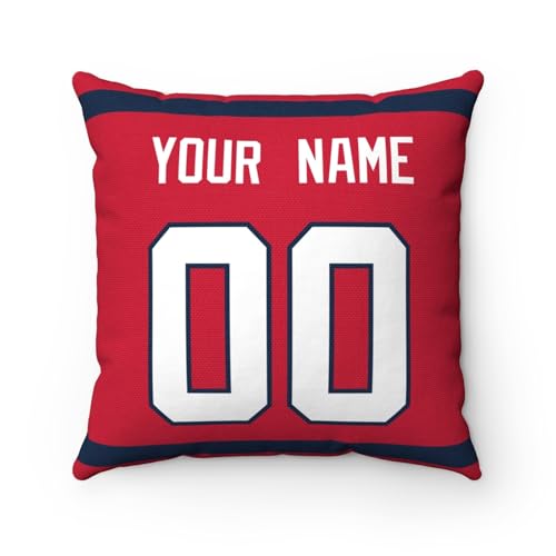 Image of ANTKING Throw Pillow 2 Pack Custom Any Name and Number Personalized Gift for Men Women Boys