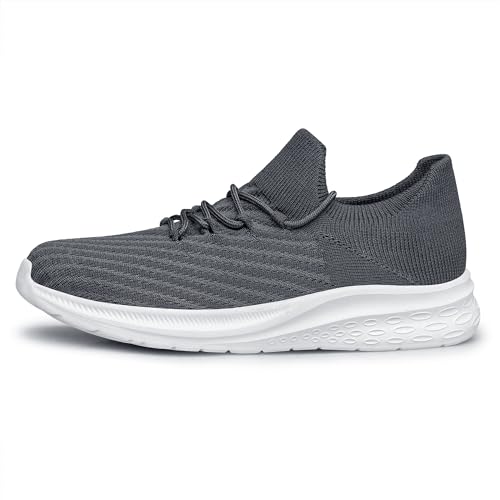 Image of vibdiv Men's Lightweight Sneakers Breathable Casual Walking Shoes Comfortable for Daily Work Gym Travel