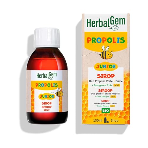 Herbalgem Propolis Junior Voies Respiratoires Sirop Bio 150ml