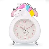 Lauter Alarm: Zwei Metallglocken, doppelte Lautstärke. Weckt auch Kinder, die tief schlafen oder einen leichten Gehörverlust haben. Ohne Schlummertaste, toller Wecker für Menschen, die mit dem Aufwachen Schwierigkeiten haben.