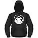 Bendy and the Ink Machine Hoodie - Official Bendy Sweatshirt - Black and White Bendy Boys Hoody (Black, Small)