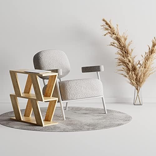 Hocuspicus Coffee Table with Magazine Rack for Living Room and Office, Many Color Options, 60 x 22 x 57 cm Oak