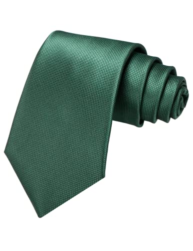 Image of JEMYGINS Solid Color Tie Mens Necktie for Business and Wedding