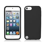 For Apple iPod Touch 5 (5th Generation) Silicone Skin Case, Black