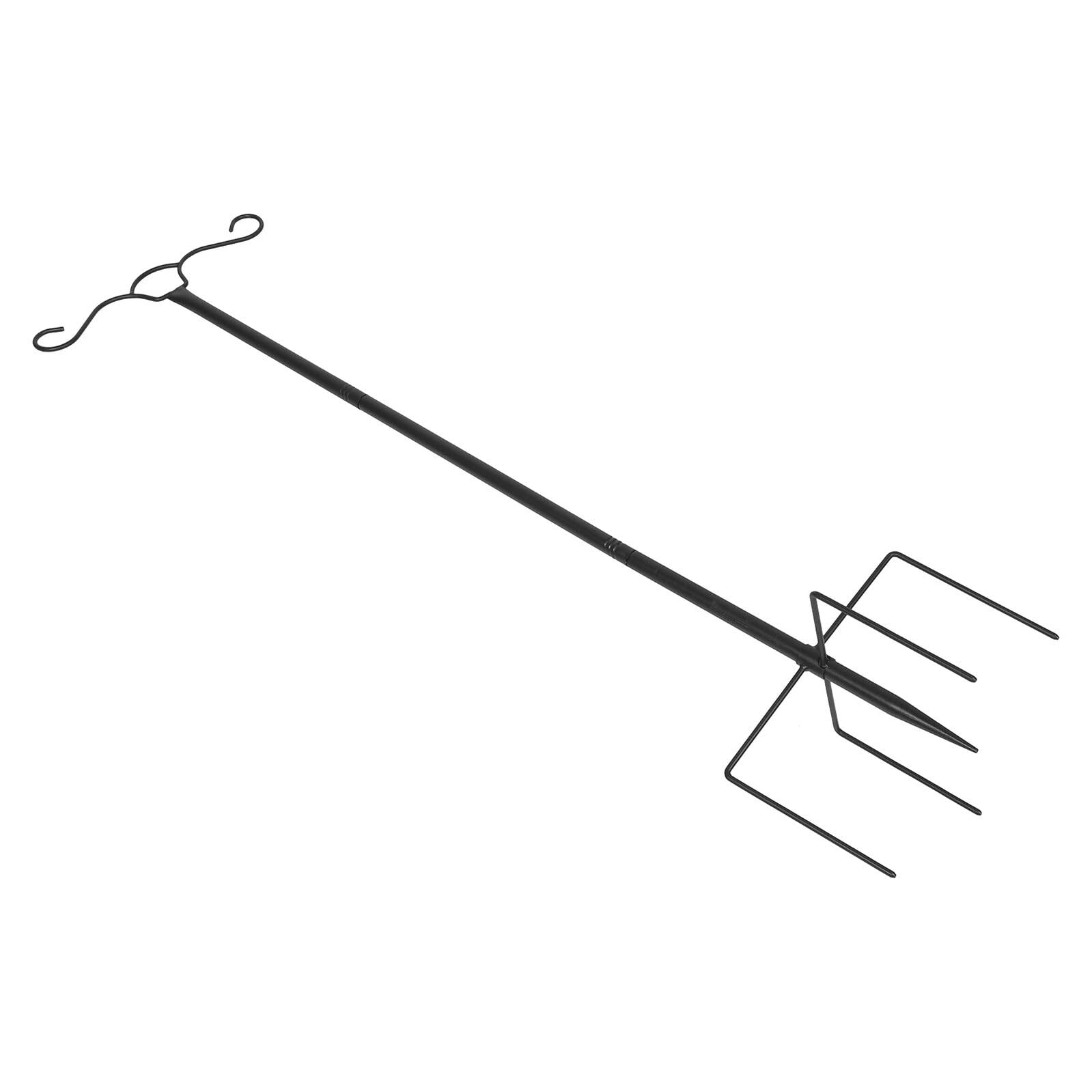 Luci da Giardino con Doppio Gancio Resistente Metallo Verniciato Antintemperie Supporto Robusto per Mangiatoie Uccelli e Fioriere da Esterno Base Stabile Artigli per Cortile e