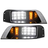 Orle Oko Golf Cart Head Light Compatible with EZGO TXT LED Light 1996-2013 Gas and Electric Passenger Driver Side Replace 12V Headlights Light Kit Assembly For EZGO TXT