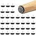 SNAGAROG 48 Stück Filzgleiter Nagel 24mm Filz Möbelgleiter 4mm Dicke Möbelfüße Pad Filz Stuhlgleiter zum Schutz harter Böden, für Holzmöbel Stühle Tischbeinfüße
