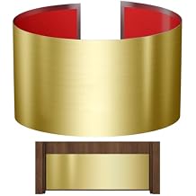 Stainless Steel Door Kick Plate, 10" x 30" Door Push Plate, Self Adhesive Kickplate for 32" Doors Interior or Exterior Brushed Gold
