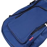 Gepolsterte wasserdichte Gitarrentasche für 104 cm (41 Zoll) klassische Akustikgitarren, Oxford-Nylon, Ripstop-Außenseite mit dicker Polsterung und (blau)