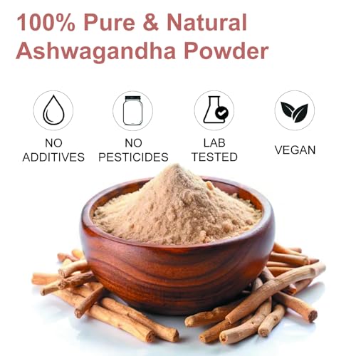 Image of Ashwagandha Powder - 100 gram Supports Stress Relief, Energy Boost, Muscle Recovery & Vitality - Natural Adaptogen for Immune Support & increase Stamina