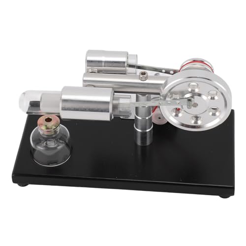 Qqmora Modèle de Moteur Sterling avec Lumière LED Colorée