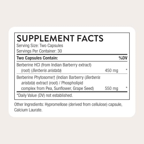 Thorne Berberine Dual Action Formula