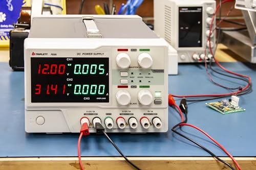 Image of Triplett PS325 Triple Channel Linear DC Power Supply - 32V /5A (CH1 and 2) 5V /3A (CH3 Fixed)