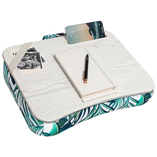 Image of LAPGEAR Designer Lap Desk - Tropical Palm Leaves, Fits 15.6 inch Laptops