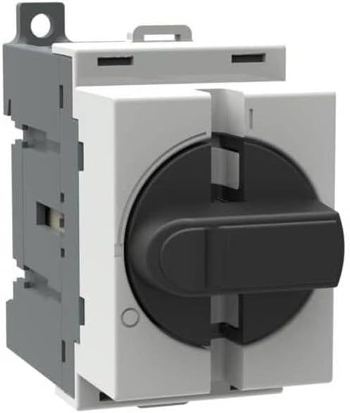 3-pole circuit breaker 40 Am. Black DIN-Sc toggle handle