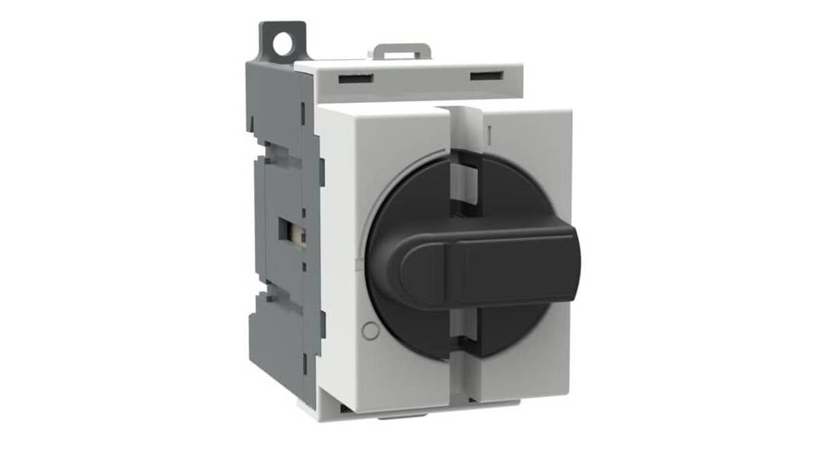 3-pole circuit breaker 40 Am. Black DIN-Sc toggle handle