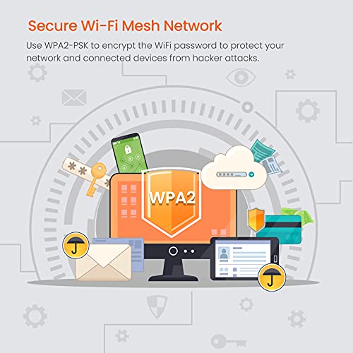 Tenda Nova Mesh Wifi System (Mw5)-Up To 3500 Sq.ft. Whole Home Coverage, Gigabit Mesh Router For Wireless Internet, Wifi Router And Extender Replacement, Works With Alexa, Plug-In Design, 3-Pack #TOP5