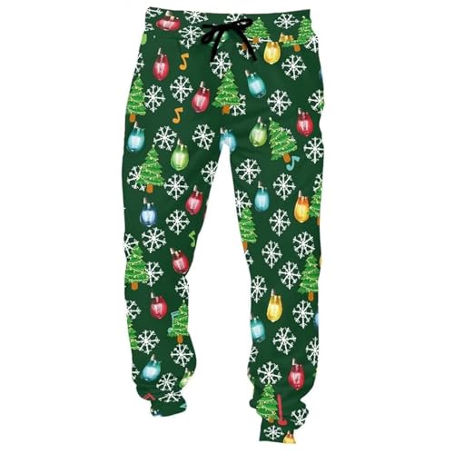 Pantalon décontracté à imprimé WWricotta léger pour homme au quotidien