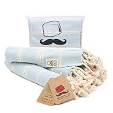 Bazaar Anatolia Turkish Hand Towel Set of 4 Peshtemal Towel 100% Cotton 45x20 Light Weight Thin Quic