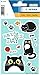 Produktbild HERMA 15508 Sticker für Kinder, Suprised Cat (13 Aufkleber, Folie, glänzend) selbstklebend, permanent haftende Motiv Etiketten für Mädchen und Jungen, bunt