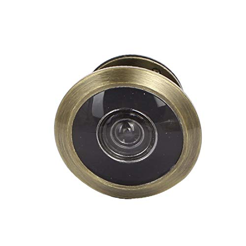 Lente para puerta New Lon0167 16mm diámetro, ángulo de visión amplio de 180 grados color bronce miniatura 2