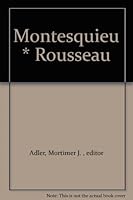 Montesquieu * Rousseau B000HI1F3G Book Cover