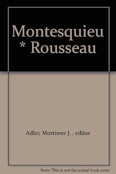 Hardcover Montesquieu * Rousseau Book