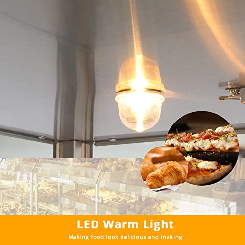 Rovsun FOOD WARMER DISPLAY-1 2-Tier Food Warmer, 800W Commercial Food Warmer Display Electric Countertop Food Pizza Warmer thumb #3