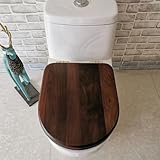 Zeihyeurus Geräuschloser Toilettensitzbezug,WC Sitz Aus Harz Mit Schnellverschluss,Abnehmbarer Toilettensitz,WC Sitz Mit Absenkautomatik,Einfach zu Montieren und zu Reinigen,Für Bad und WC