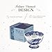 Portmeirion Blue Italian Footed Bowl | Made of Porcelain | Berries, Sweets, and Chocolate Bowl | Scalloped Edge | Measures 4.75-Inch | Dishwasher and Microwave Safe