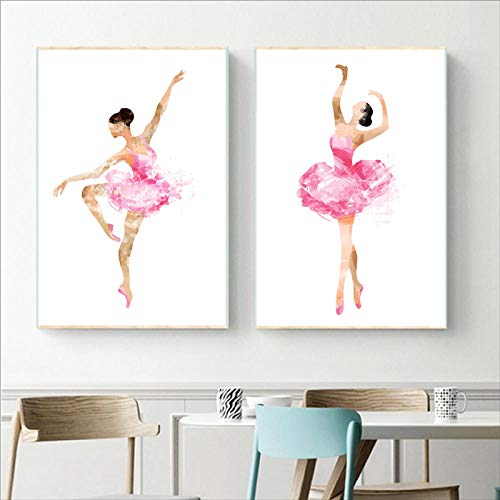 MXmama Bailarina en Danza Pintura Arte de la Pared Lienzos Carteles Impresiones...