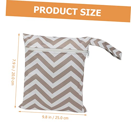 Bolsa portátil para pañales BESTonZON 3 piezas mediana miniatura 3