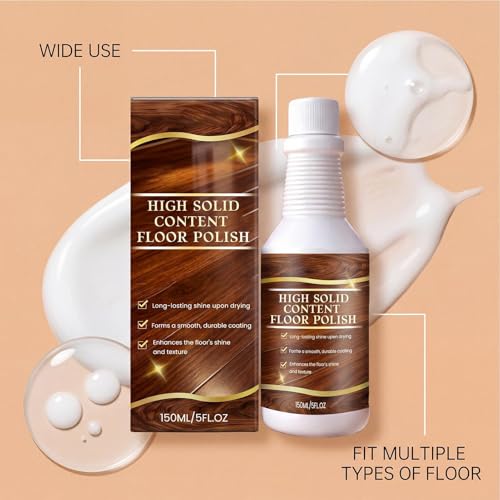 Floor Revive bezpieczny nieklejący płyn do czyszczenia podłóg drewnianych, 150 ml, do kuchni, łazienki, domu, hotelu, restauracji, mieszkania, pomieszczeń biurowych, mieszkań wynajmowanych