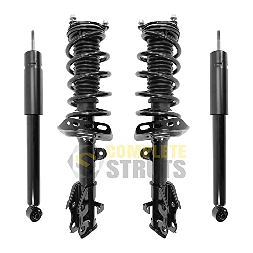 COMPLETESTRUTS - Front Complete Strut Assemblies with Coil Springs and Rear Shock Absorbers Replacement for 2013-2018 Acura RDX - Set of 4