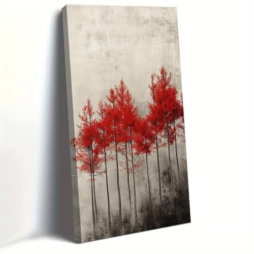 Affiche verticale pour chambre mangrove AEFOUU fond gris-blanc - 2