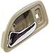Evan Fischer Front, Driver Side Interior Door Handle Compatible with 1994-1997 Honda Accord Beige bezel with chrome lever Sedan