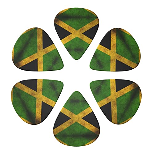 Ensemble de 6 médiators de guitare avec drapeau jamaïcain pour guitare acoustique, guitare électrique, basse, ukulélé… - Les Beatles, Paul McCartney, John Lennon, RIngo Starr, George Harrison Ensemble de 6 médiators de guitare avec drapeau jamaïcain pour guitare acoustique, guitare électrique, basse, ukulélé… – Image 5