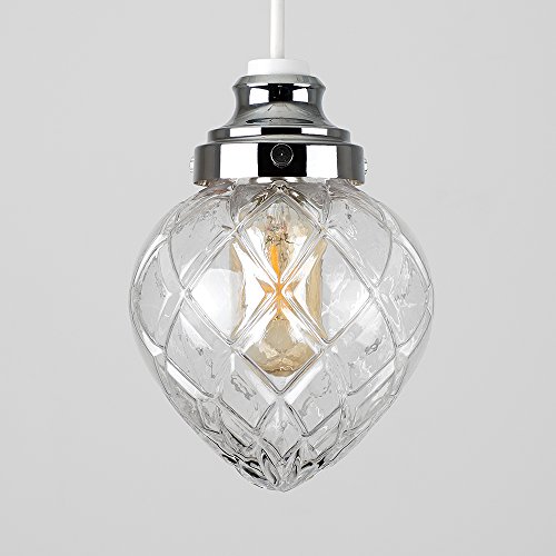 MiniSun, Ceiling Light Pendant Only, 195mm (H) x 145mm (D) - Image 2